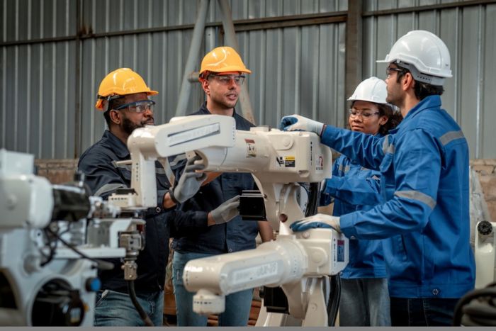 automação de linha de produção